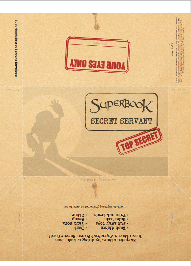 Superbook Secret Servant Packets